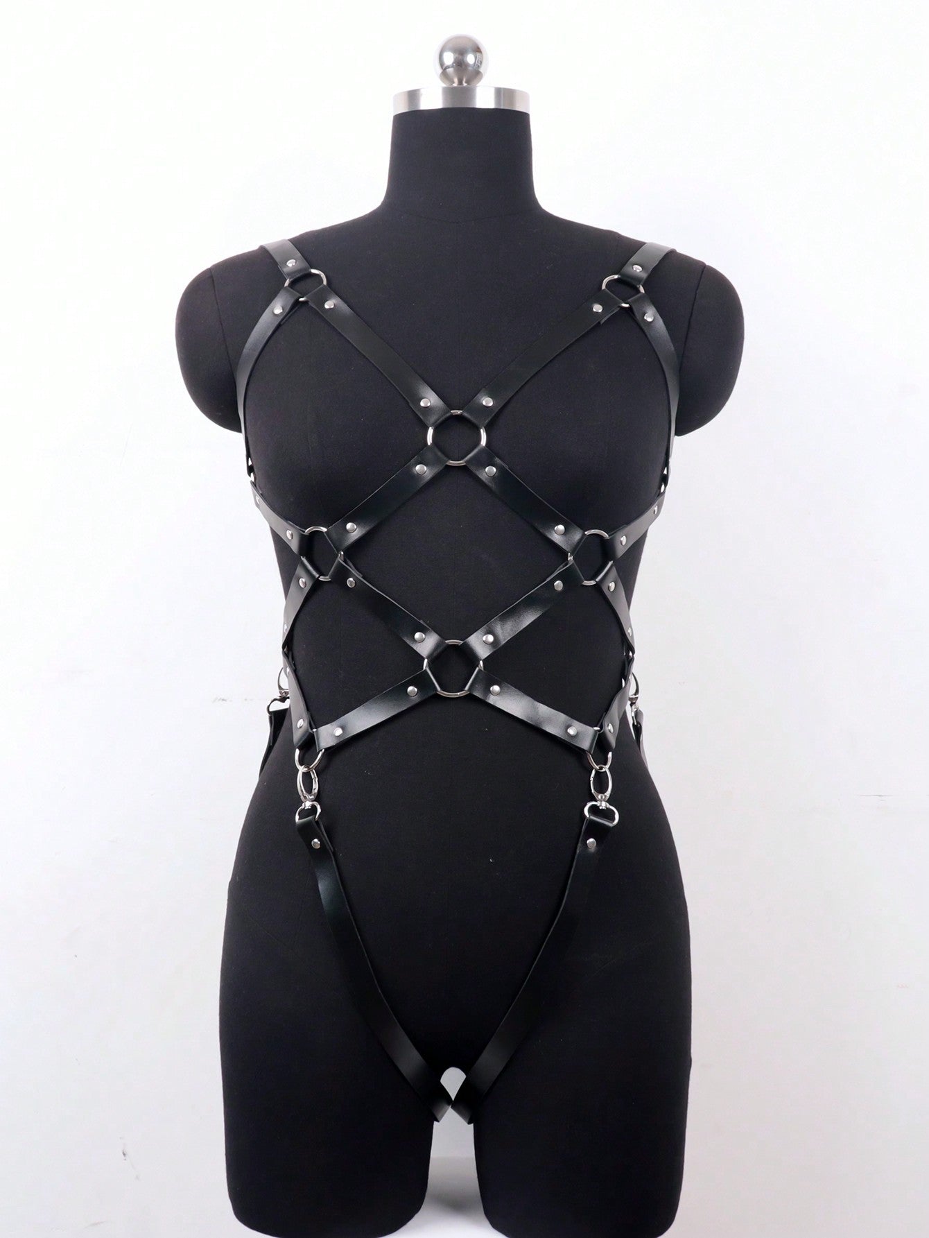 LacyNaughty™ PU Leather Full Body Harness