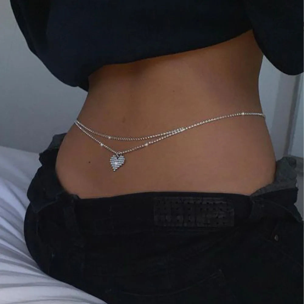 LacyNaughty™ A Heart To Break Belly Chain