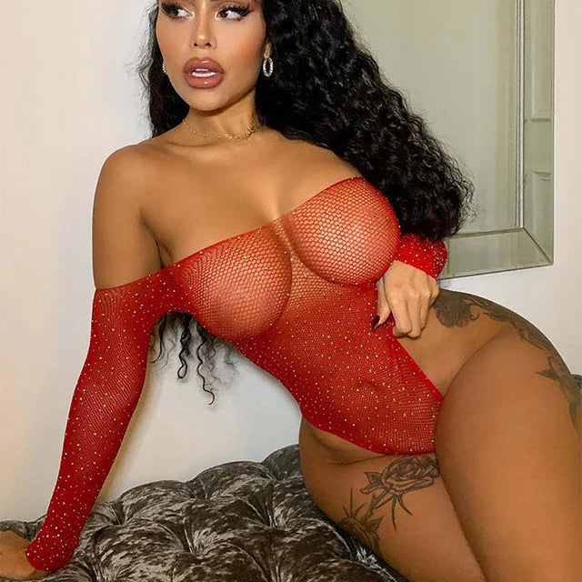 LacyNaughty™ Katarina Bodystocking