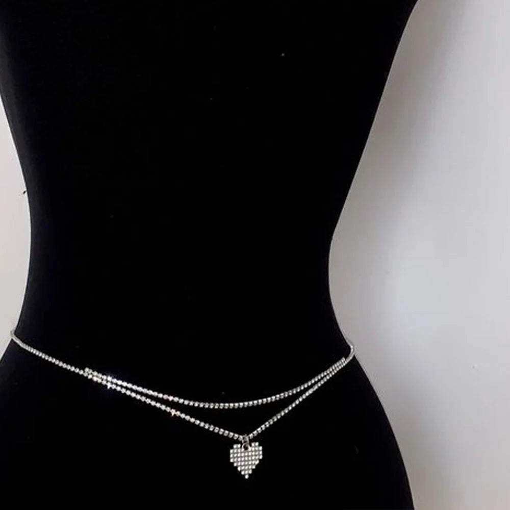 LacyNaughty™ A Heart To Break Belly Chain